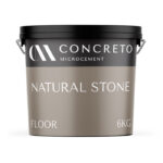 microcement natural stone floor